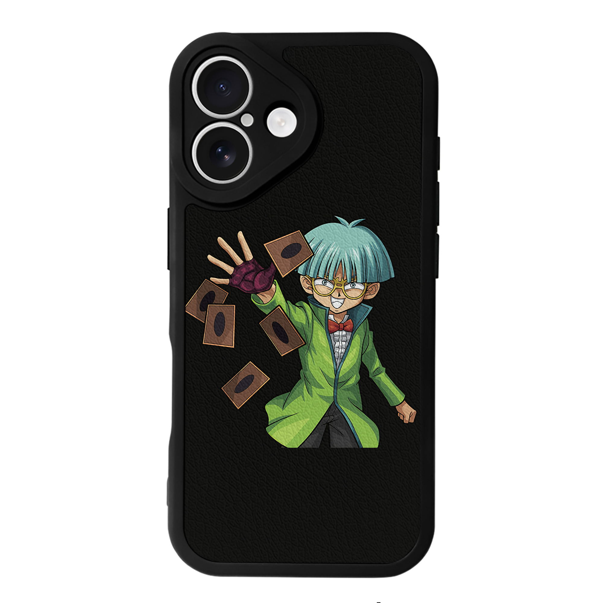 遊☆戯☆王 Yu-Gi-Oh! 【iPhone 16シリーズ対応】シリコンスマホケース（レザー調） 材質：シリコン